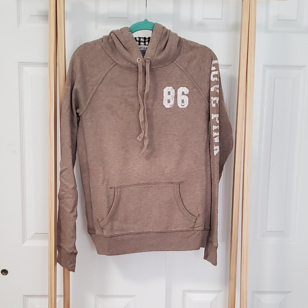 Pink VS Pullon Hood Sweater